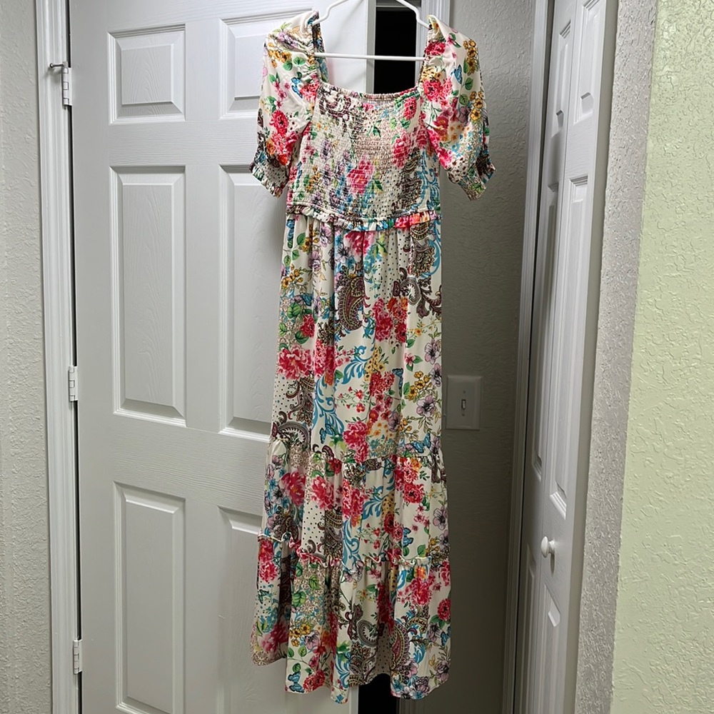 Betsey Johnson Garden Dreams Midi Dress